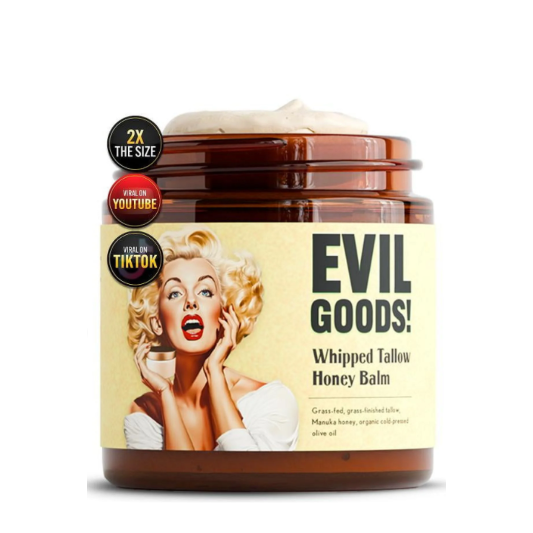 Evil Goods Crema de Sebo de Res y Miel de Manuka 100% Natural