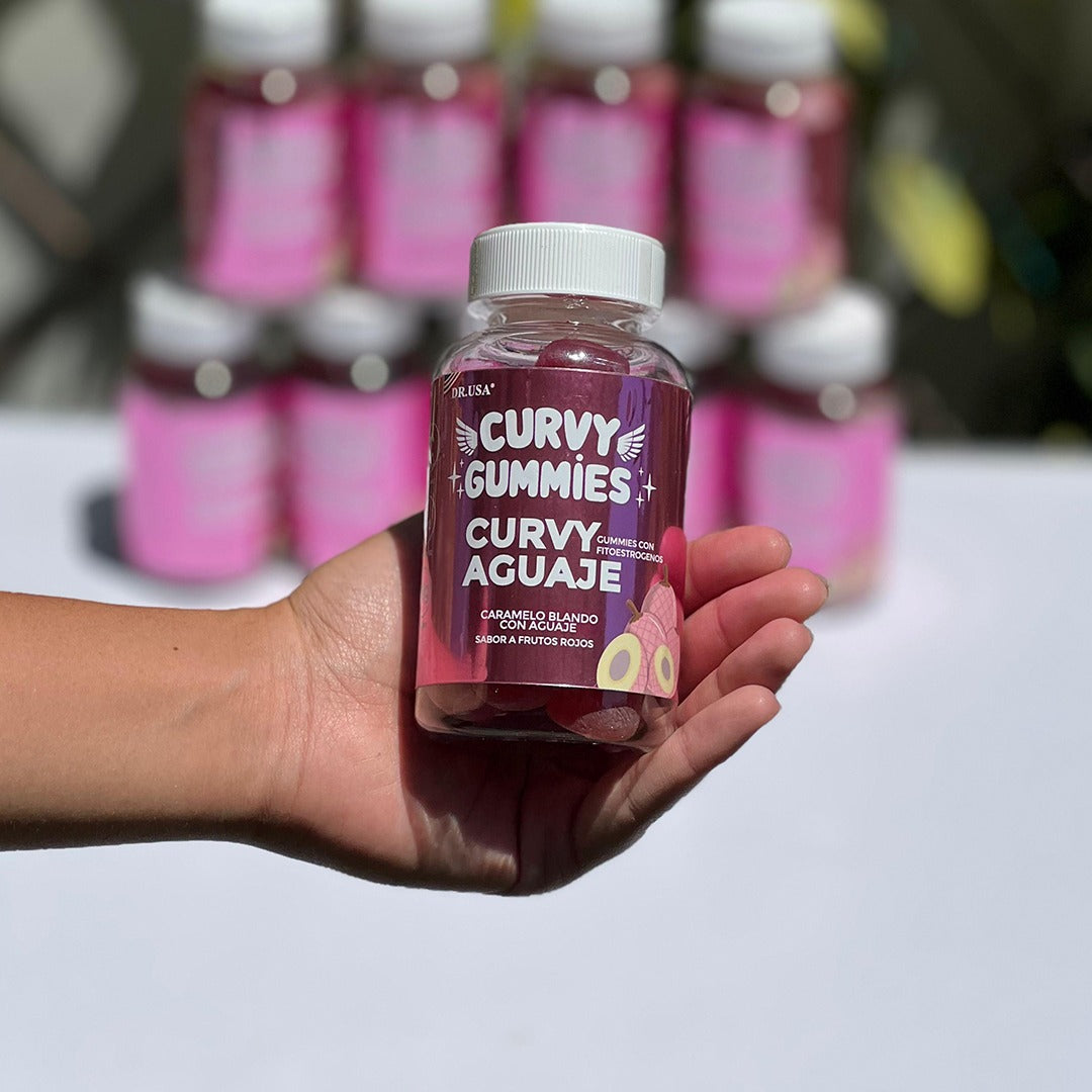 Curvy Gummies – Realce natural de caderas y busto con fitoestrógenos