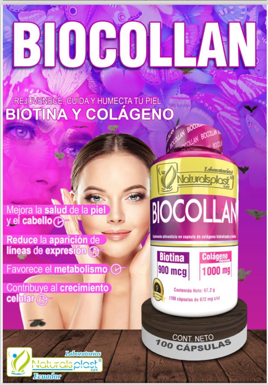 Biocollan – Biotina y Colágeno para piel, pelo y articulaciones