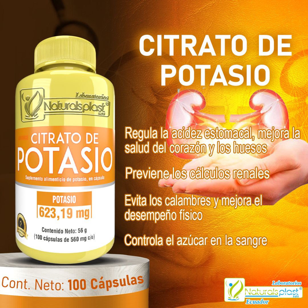 Citrato de Potasio – Equilibrio para tu salud diaria