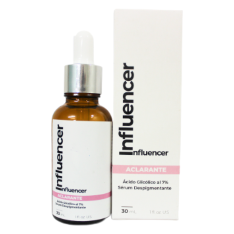 Acido Glicolico Influencer - Aclarante y quita manchas