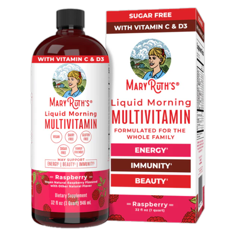 MaryRuth’s Multivitamínico Líquido Sabor Frambuesa