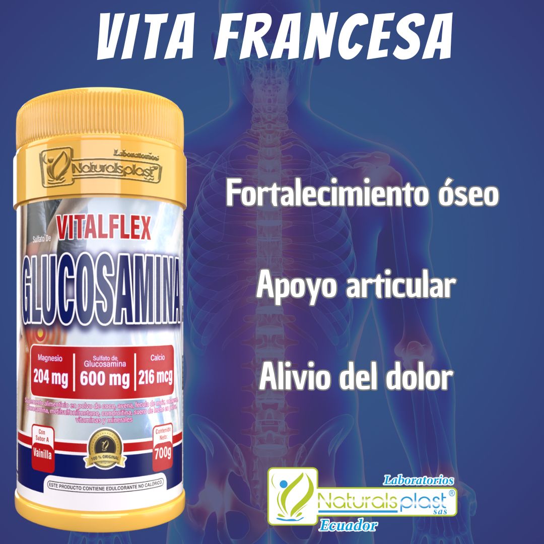 Vitalflex Glucosamina – Suplemento para articulaciones y huesos