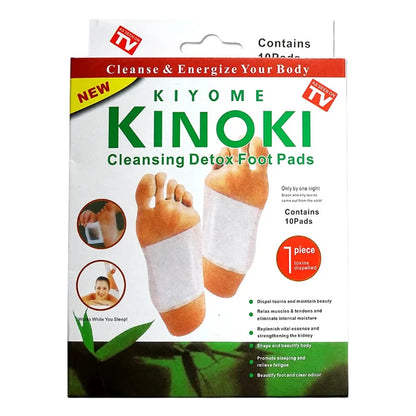 Parches Detox Kinoki para Pies – Limpieza Natural y Desintoxicación