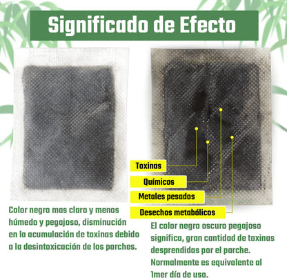 Parches Detox Kinoki para Pies – Limpieza Natural y Desintoxicación