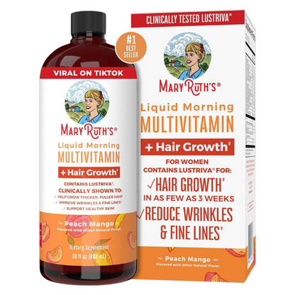 Multivitamínico Líquido Mujer con Biotina y Lustriva - Mary Ruth’s