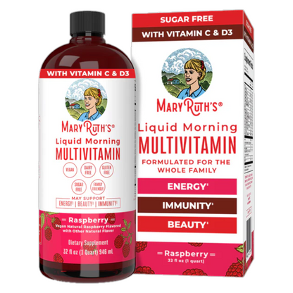 MaryRuth’s Multivitamínico Líquido Sabor Frambuesa