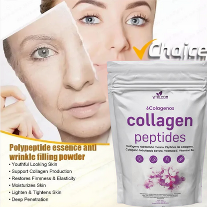 Multi Collagen Peptides – 6 Tipos de Colágeno para Piel, Articulaciones y Vitalidad