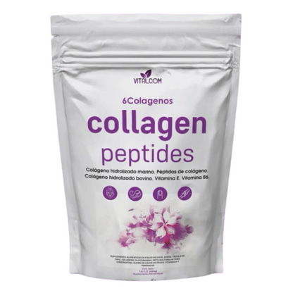 Multi Collagen Peptides – 6 Tipos de Colágeno para Piel, Articulaciones y Vitalidad