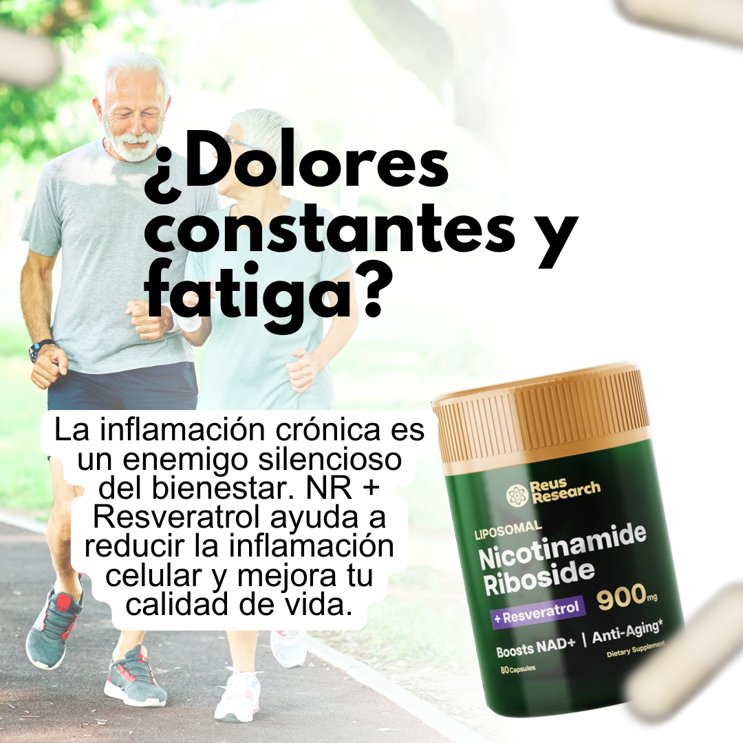 NAD+ con Resveratrol – Energía y vitalidad en cápsulas