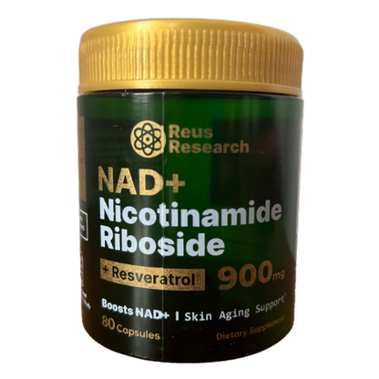 NAD+ con Resveratrol – Energía y vitalidad en cápsulas